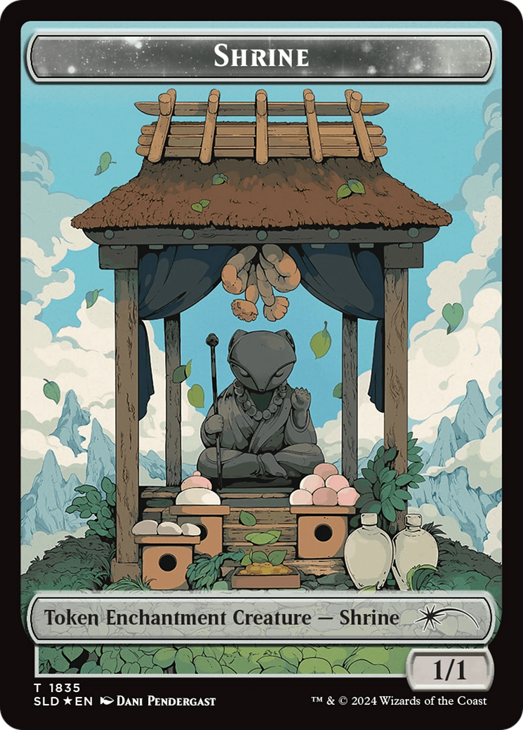 Shrine Token (Rainbow Foil) [Secret Lair: From Cute to Brute Tokens] | Exor Games Summserside