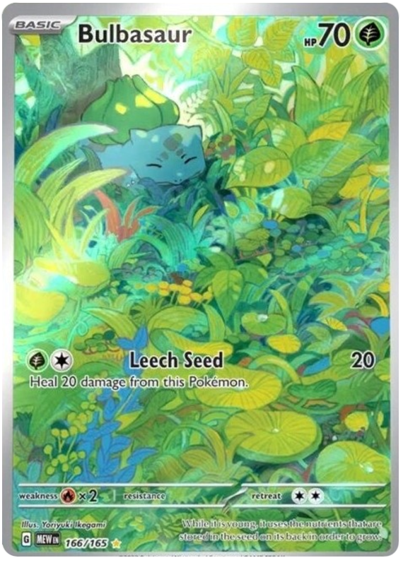 Bulbasaur (166/165) [Scarlet & Violet: 151] | Exor Games Summserside