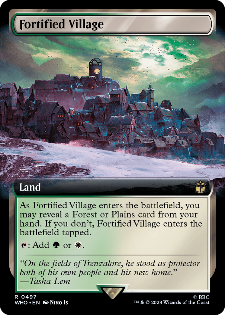 Fortified Village (Extended Art) [Doctor Who] | Exor Games Summserside