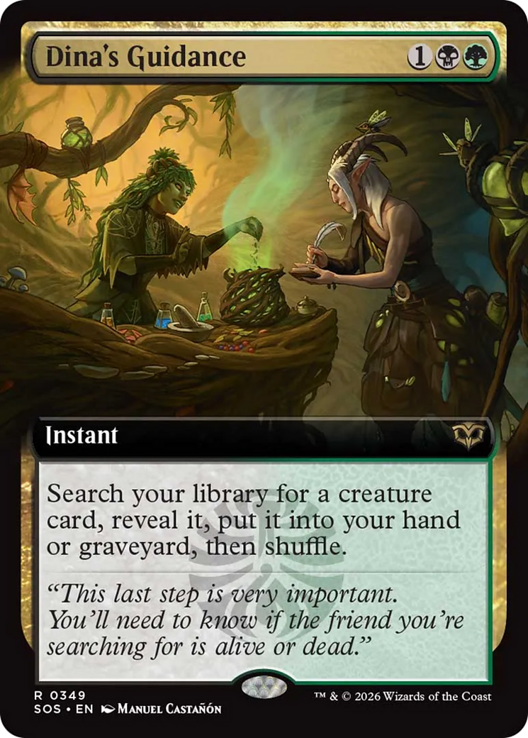 Dina's Guidance (Extended Art) [Secrets of Strixhaven] | Exor Games Summserside