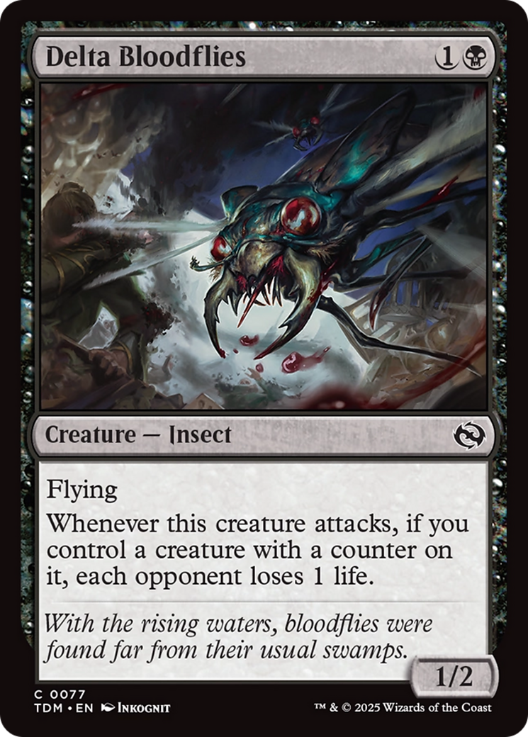 Delta Bloodflies [Tarkir: Dragonstorm] | Exor Games Summserside