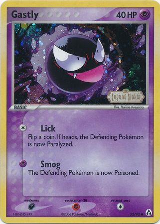 Gastly (52/92) (Stamped) [EX: Legend Maker] | Exor Games Summserside