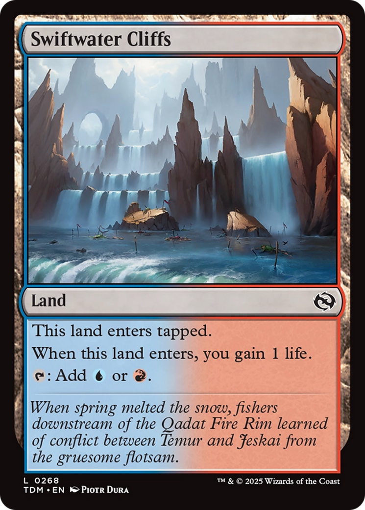 Swiftwater Cliffs [Tarkir: Dragonstorm] | Exor Games Summserside