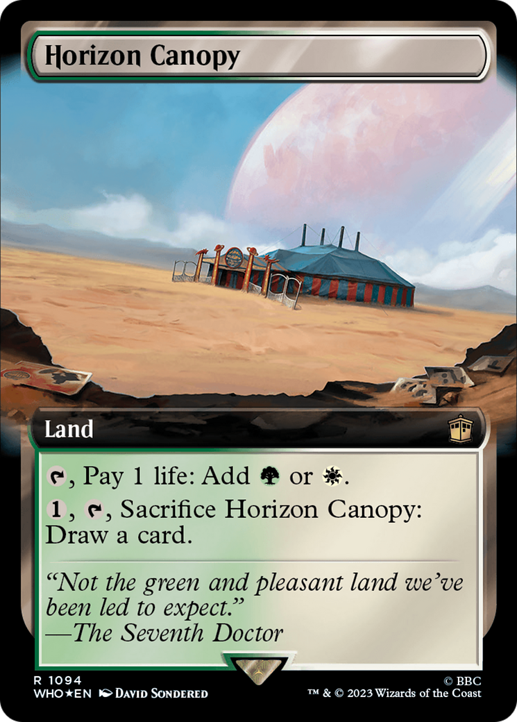 Horizon Canopy (Extended Art) (Surge Foil) [Doctor Who] | Exor Games Summserside
