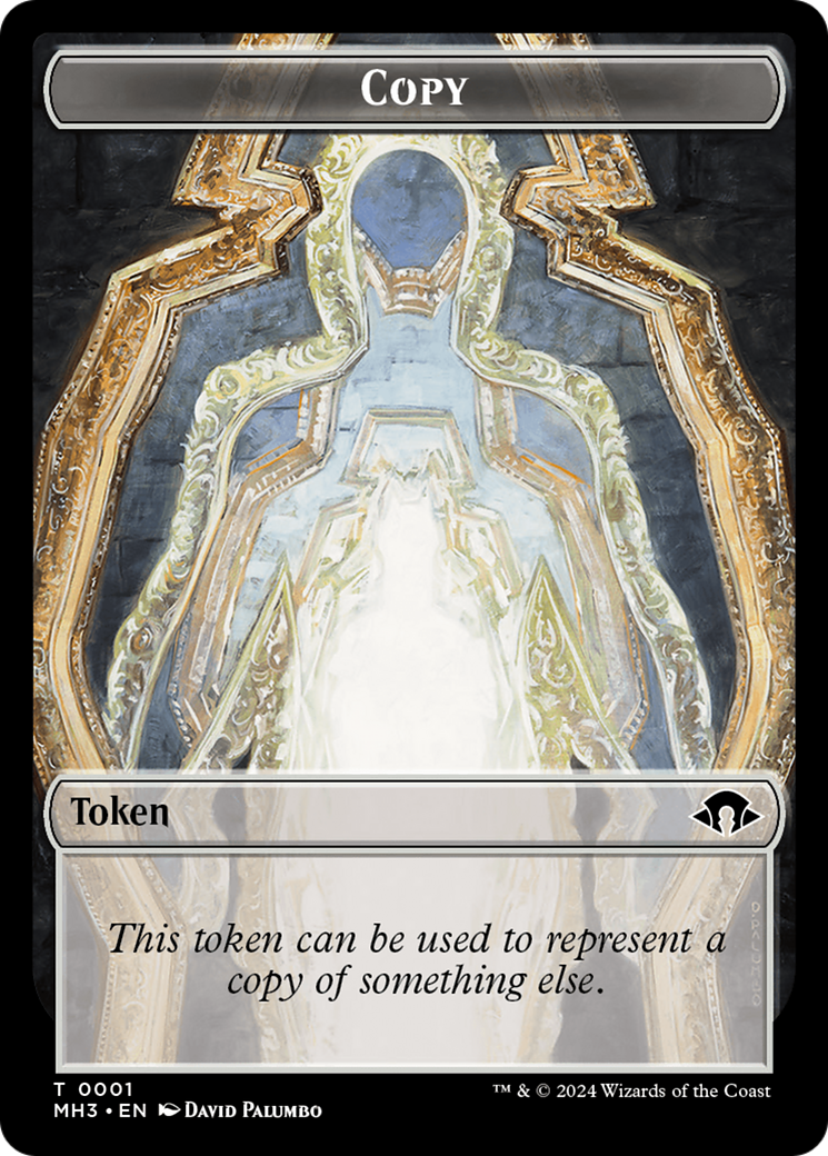 Shapeshifter (0004) (Ripple Foil) // Copy Double-Sided Token [Modern Horizons 3 Commander Tokens] | Exor Games Summserside