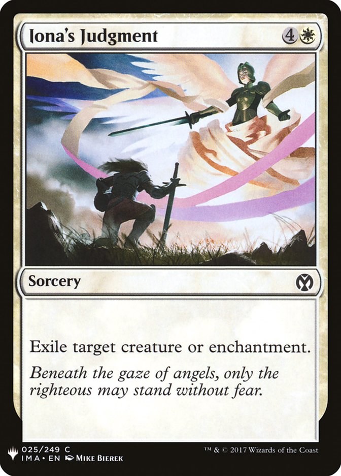 Iona's Judgment [Mystery Booster] | Exor Games Summserside