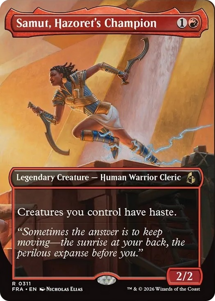 Samut, Hazoret's Champion (Borderless) [Reality Fracture] | Exor Games Summserside