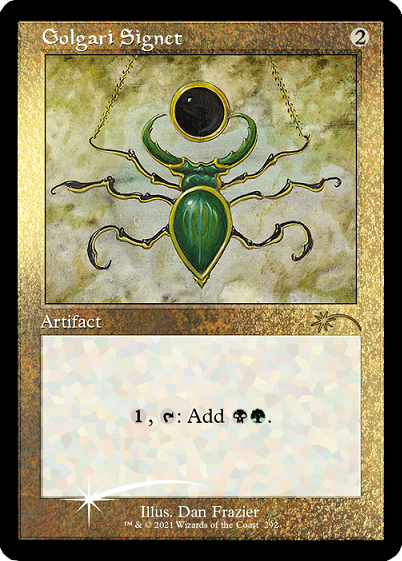 Golgari Signet (Retro) (Foil Etched) [Secret Lair Drop Series] | Exor Games Summserside