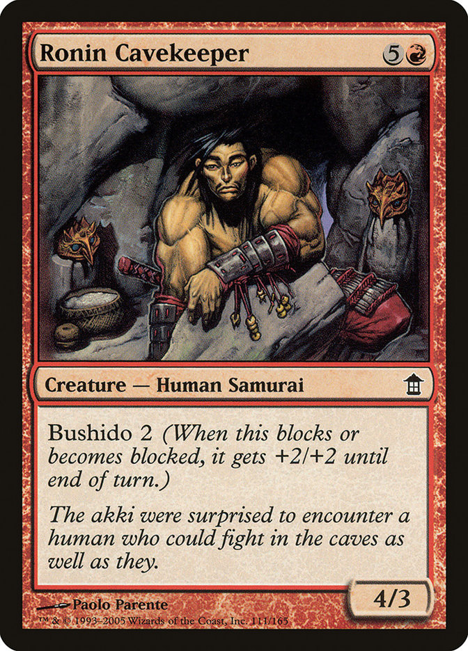 Ronin Cavekeeper [Saviors of Kamigawa] | Exor Games Summserside