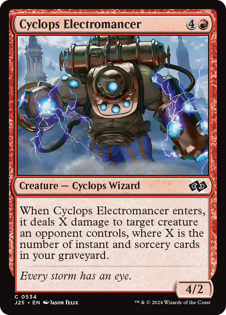 Cyclops Electromancer [Foundations Jumpstart] | Exor Games Summserside