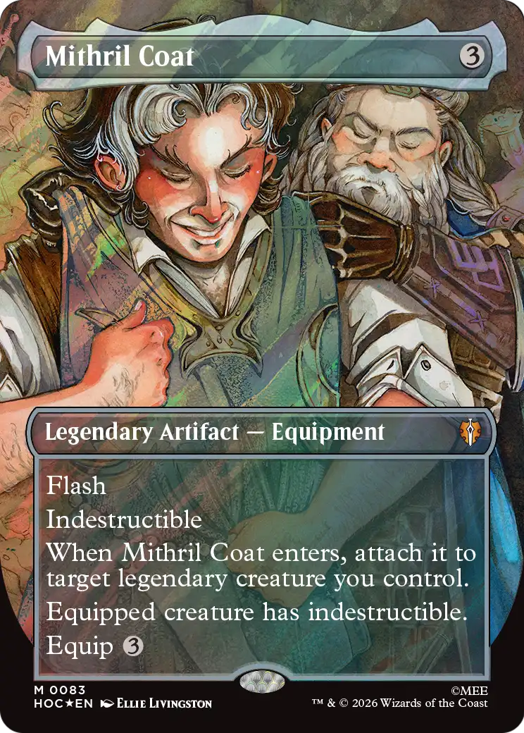 Mithril Coat (Borderless) (Surge Foil) [The Hobbit: Eternal-Legal] | Exor Games Summserside