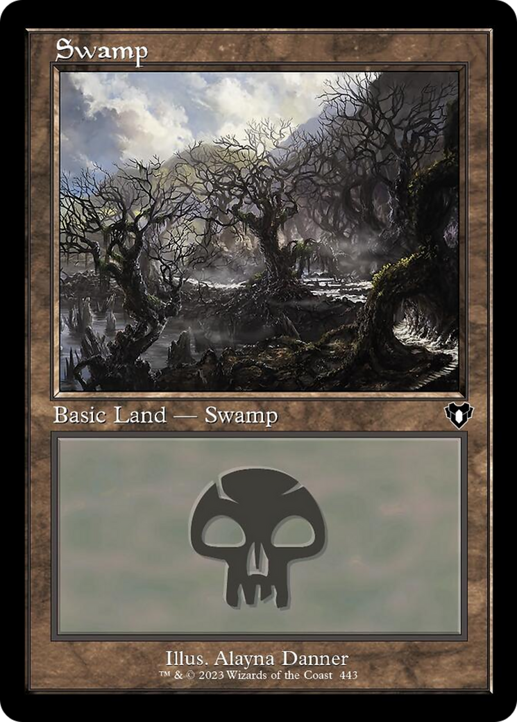 Swamp (443) (Retro) [Commander Masters] | Exor Games Summserside