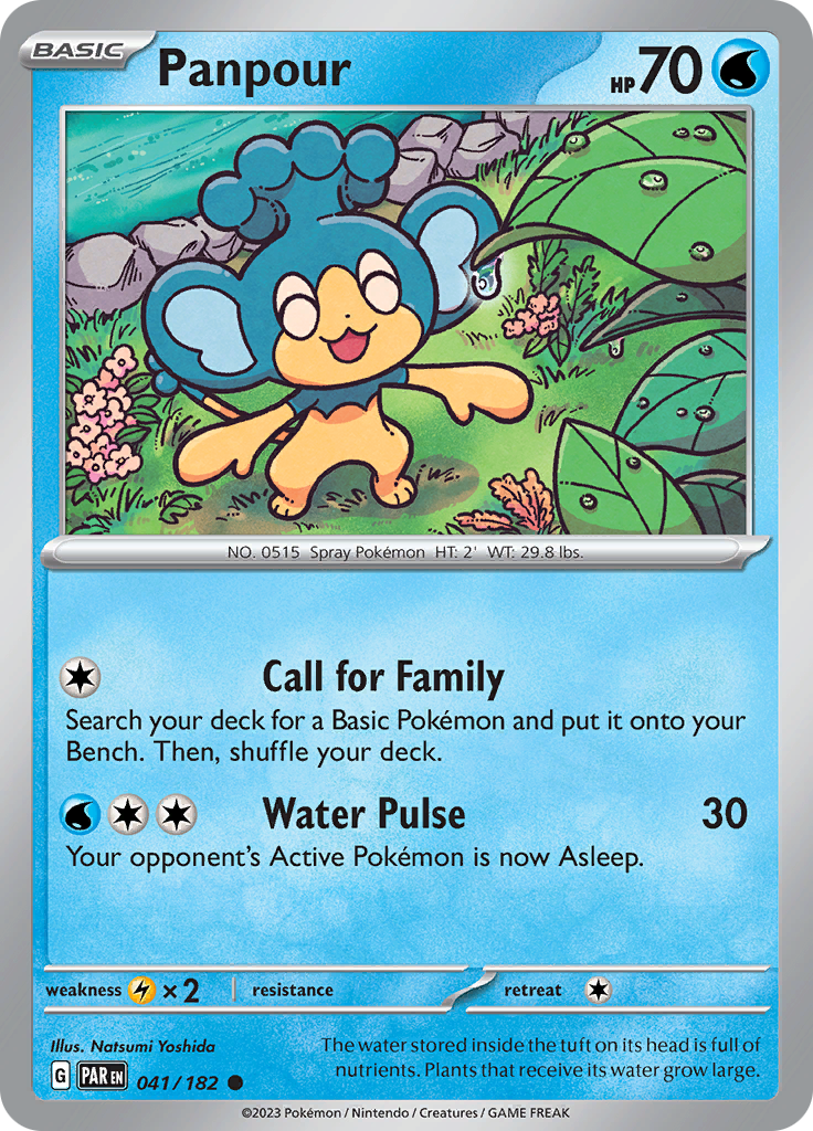 Panpour (041/182) [Scarlet & Violet: Paradox Rift] | Exor Games Summserside