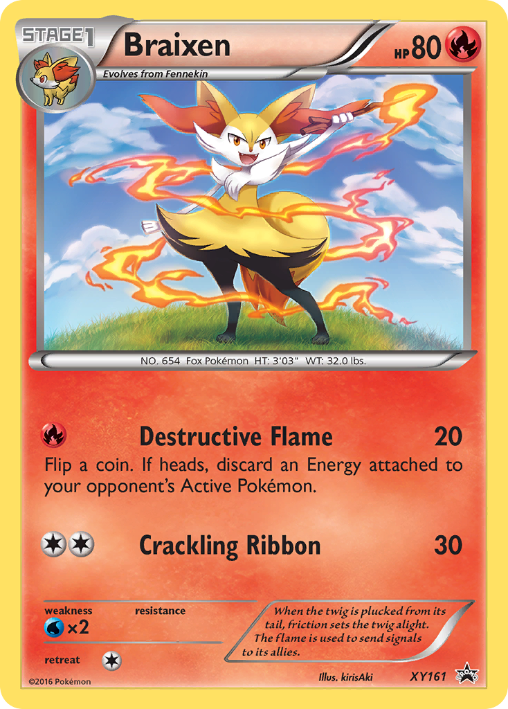 Braixen (XY161) [XY: Black Star Promos] | Exor Games Summserside