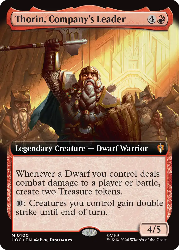 Thorin, Company's Leader (Extended Art) [The Hobbit: Eternal-Legal] | Exor Games Summserside