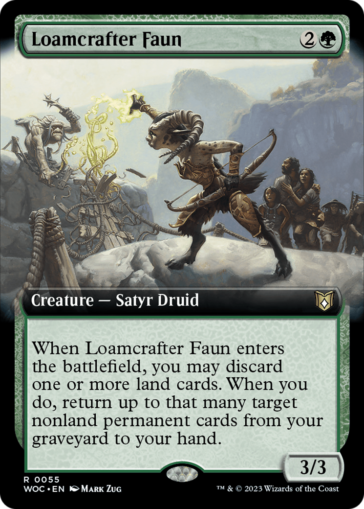 Loamcrafter Faun (Extended Art) [Wilds of Eldraine Commander] | Exor Games Summserside