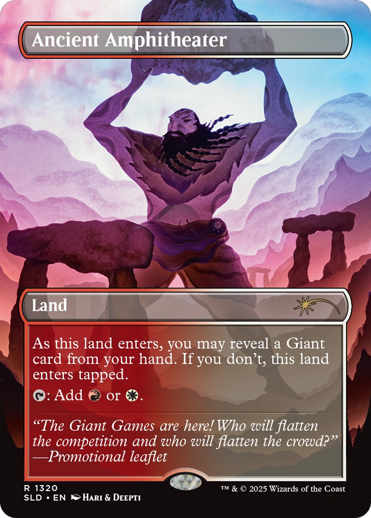 Ancient Amphitheater (Rainbow Foil) [Secret Lair Drop Series] | Exor Games Summserside