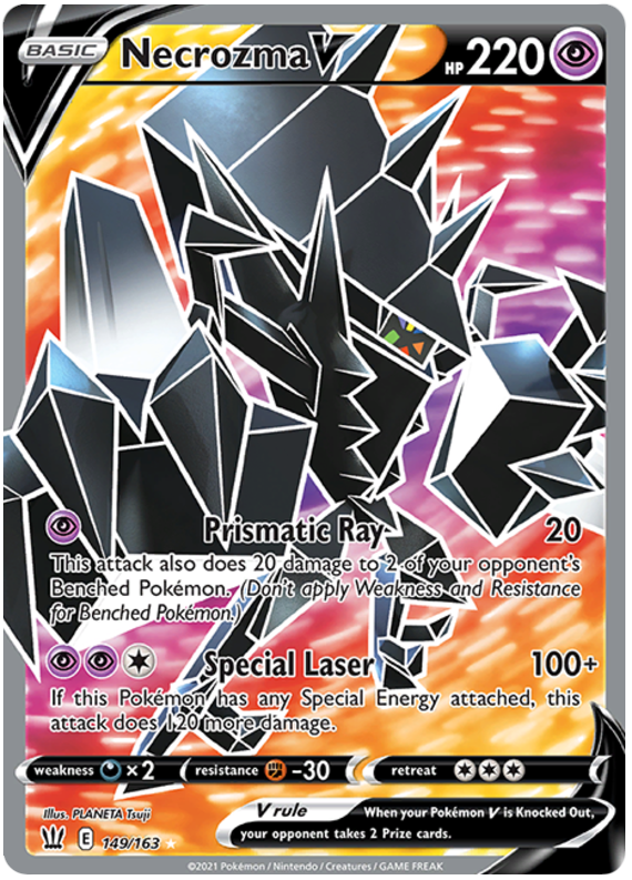 Necrozma V (149/163) [Sword & Shield: Battle Styles] | Exor Games Summserside