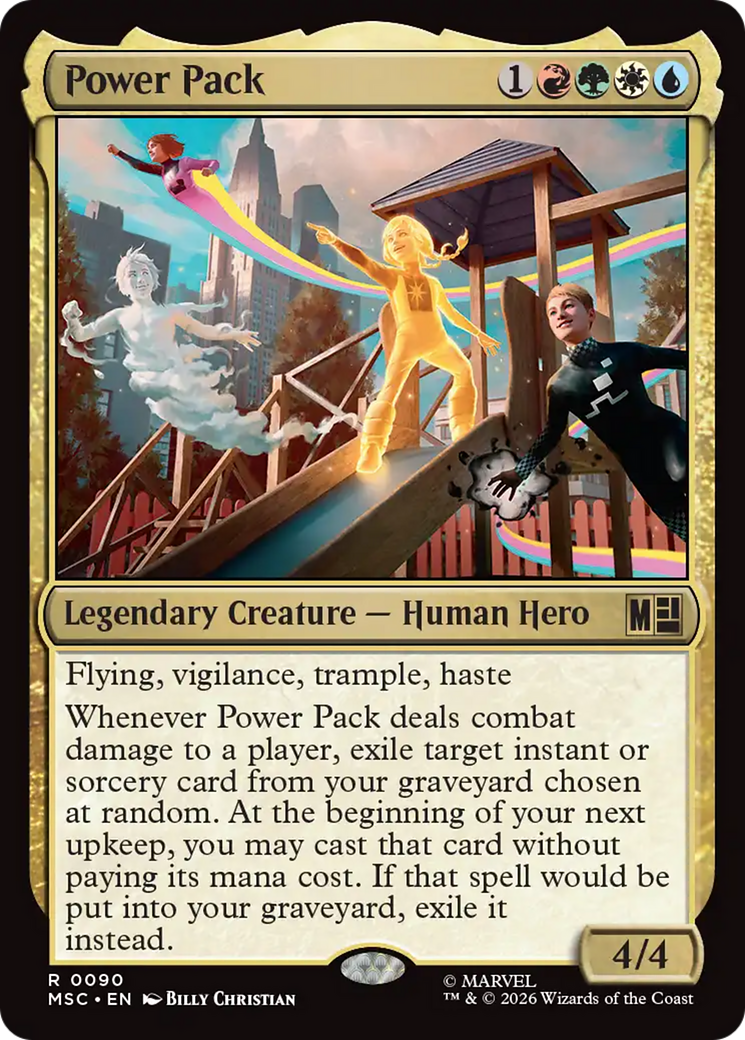 Power Pack (Surge Foil) [Marvel Super Heroes Commander] | Exor Games Summserside