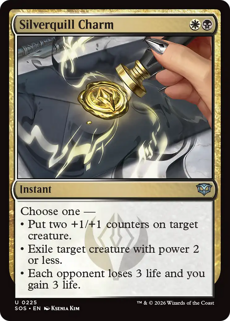 Silverquill Charm [Secrets of Strixhaven] | Exor Games Summserside