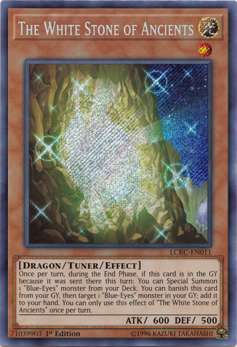 The White Stone of Ancients [LCKC-EN011] Secret Rare | Exor Games Summserside