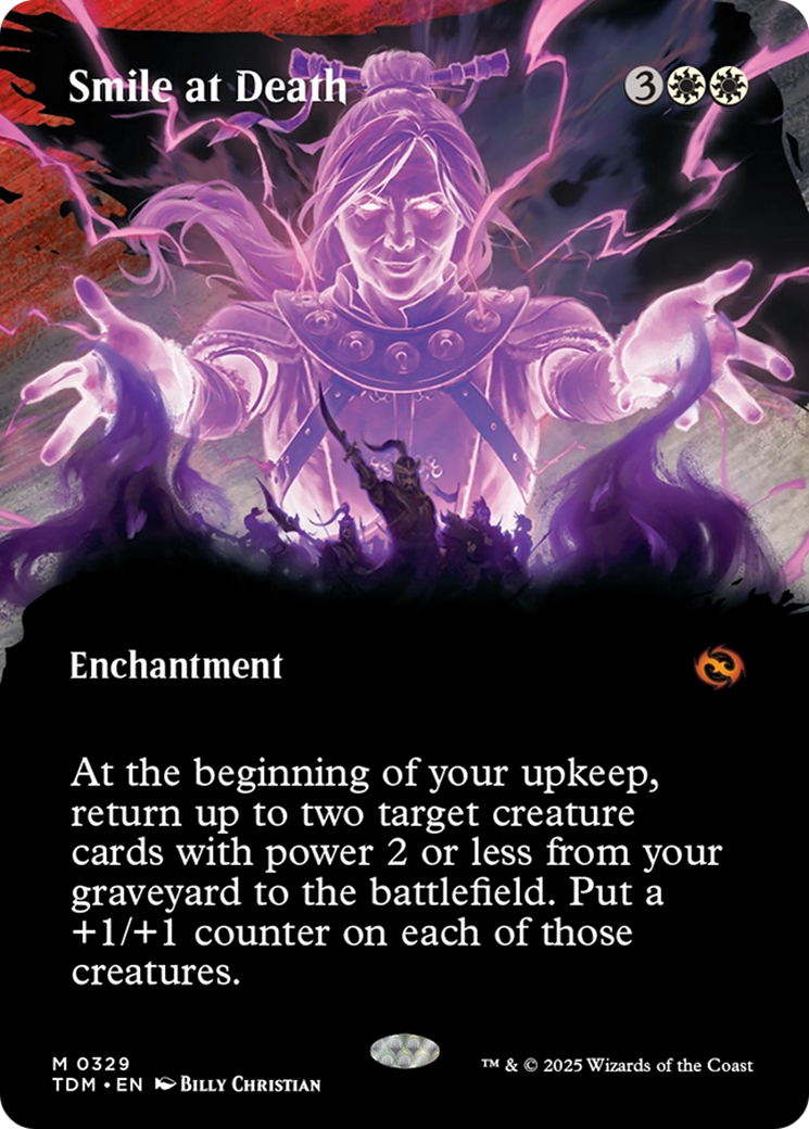 Smile at Death (Borderless) [Tarkir: Dragonstorm] | Exor Games Summserside