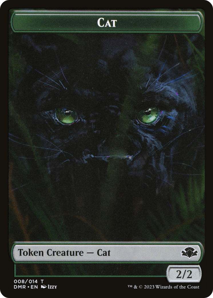 Cat Token (008) [Dominaria Remastered Tokens] | Exor Games Summserside