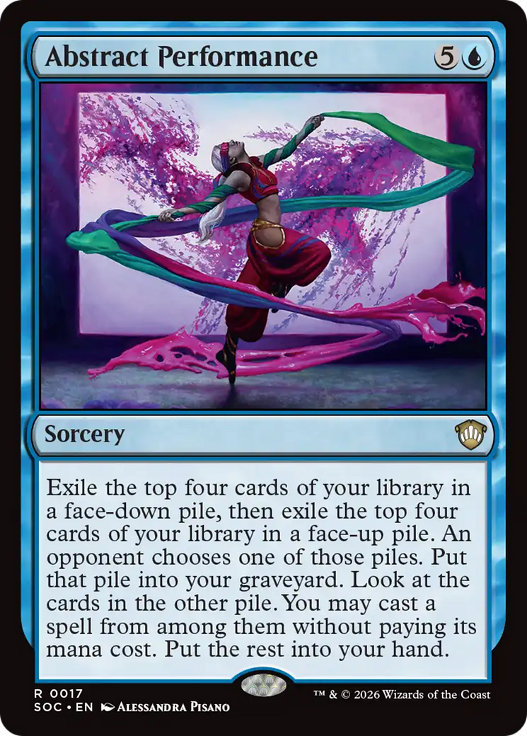 Abstract Performance [Secrets of Strixhaven Commander] | Exor Games Summserside