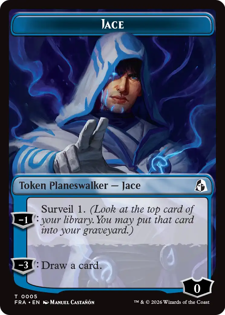 Illusion // Jace Double-Sided Token [Reality Fracture Tokens] | Exor Games Summserside