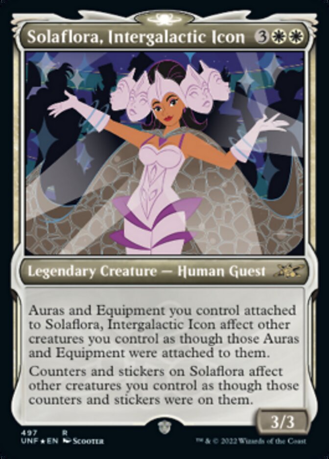 Solaflora, Intergalactic Icon (Showcase) (Galaxy Foil) [Unfinity] | Exor Games Summserside