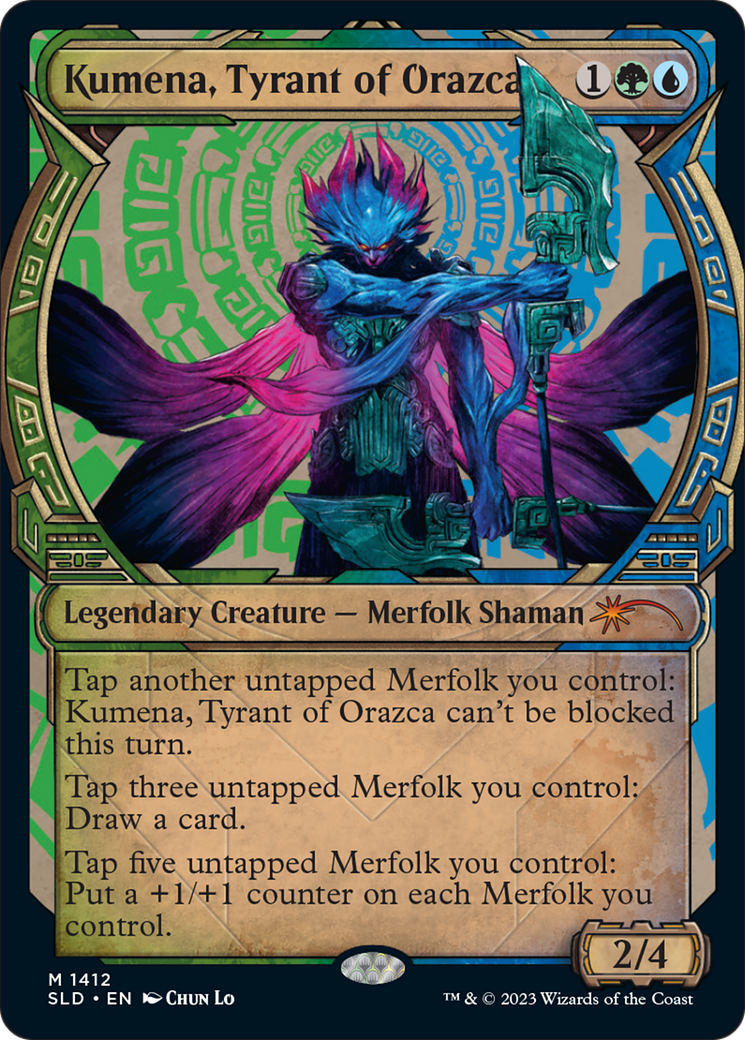 Kumena, Tyrant of Orazca (Rainbow Foil) [Secret Lair Drop Series] | Exor Games Summserside