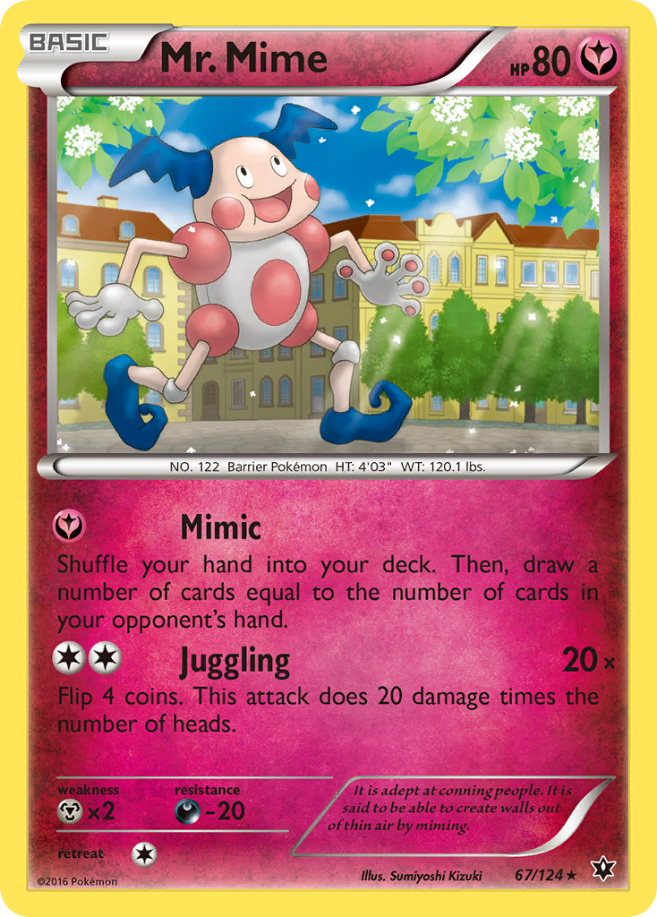 Mr. Mime (67/124) [XY: Fates Collide] | Exor Games Summserside