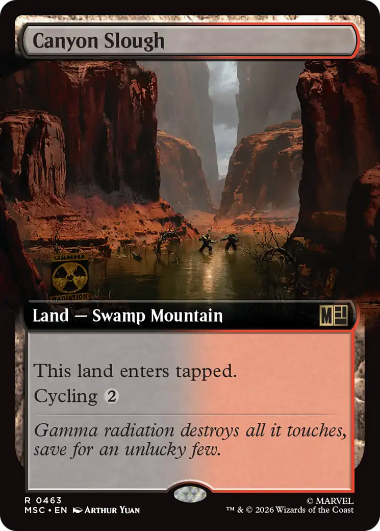 Canyon Slough (Extended Art) [Marvel Super Heroes Commander] | Exor Games Summserside