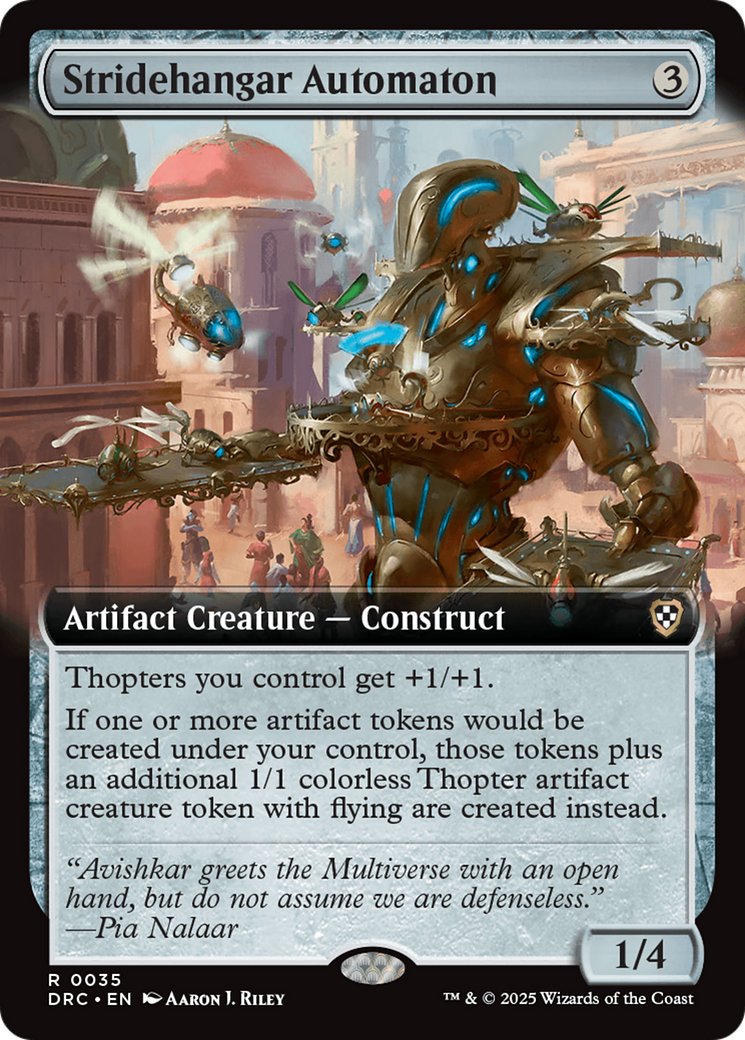 Stridehangar Automaton (Extended Art) [Aetherdrift Commander] | Exor Games Summserside