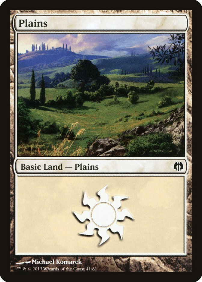 Plains (41) [Duel Decks: Heroes vs. Monsters] | Exor Games Summserside