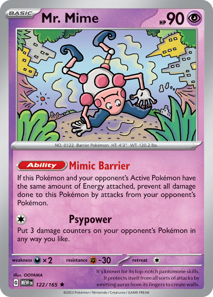 Mr. Mime (122/165) [Scarlet & Violet: 151] | Exor Games Summserside