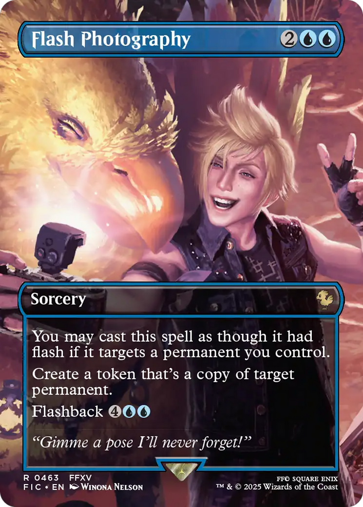 Flash Photography (Borderless) [FINAL FANTASY Commander] | Exor Games Summserside