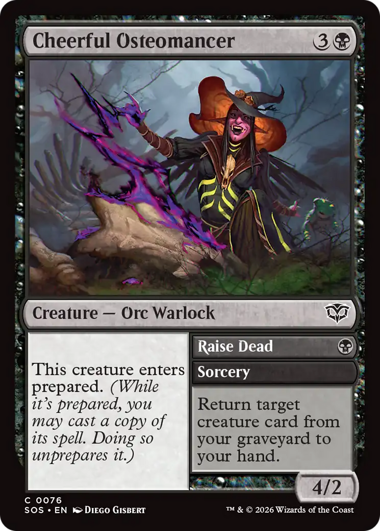 Cheerful Osteomancer [Secrets of Strixhaven] | Exor Games Summserside