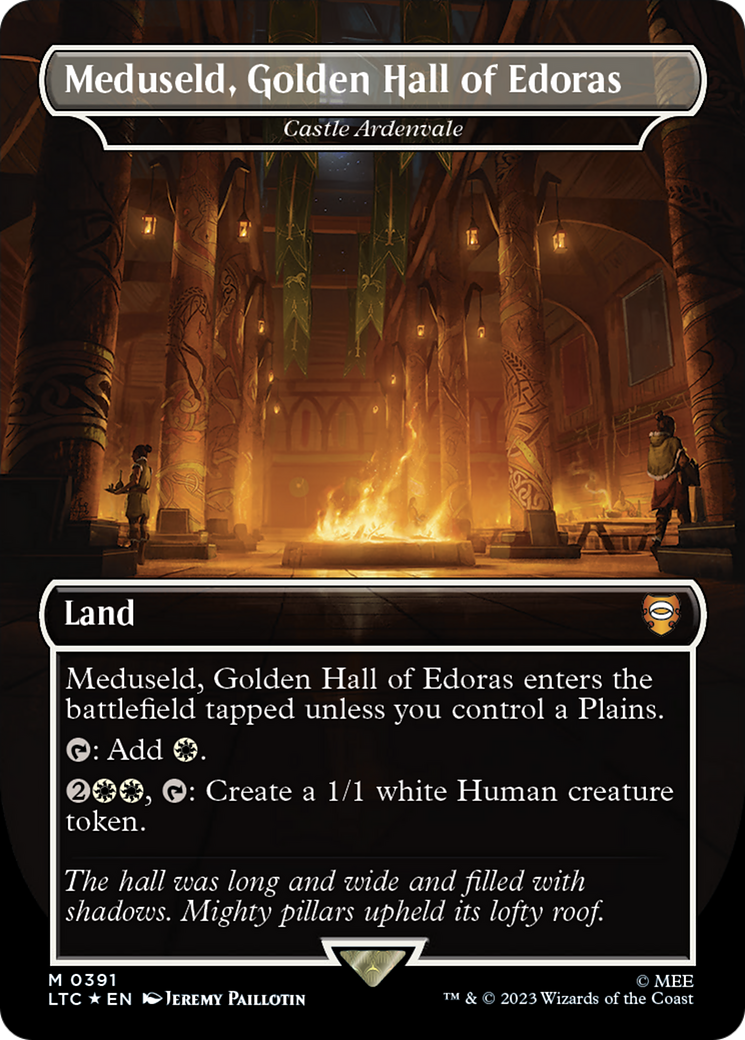 Meduseld, Golden Hall of Edoras - Castle Ardenvale (Surge Foil Realms and Relics) [The Lord of the Rings: Tales of Middle-Earth Commander] | Exor Games Summserside
