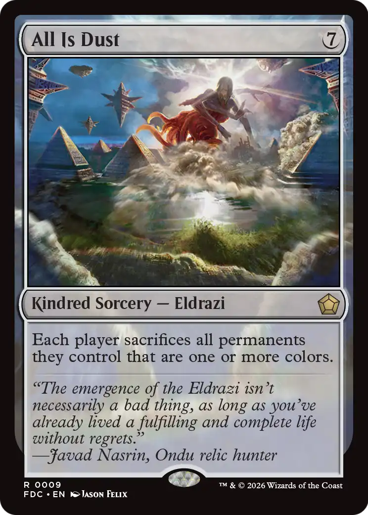 All Is Dust [Foundations Commander] | Exor Games Summserside