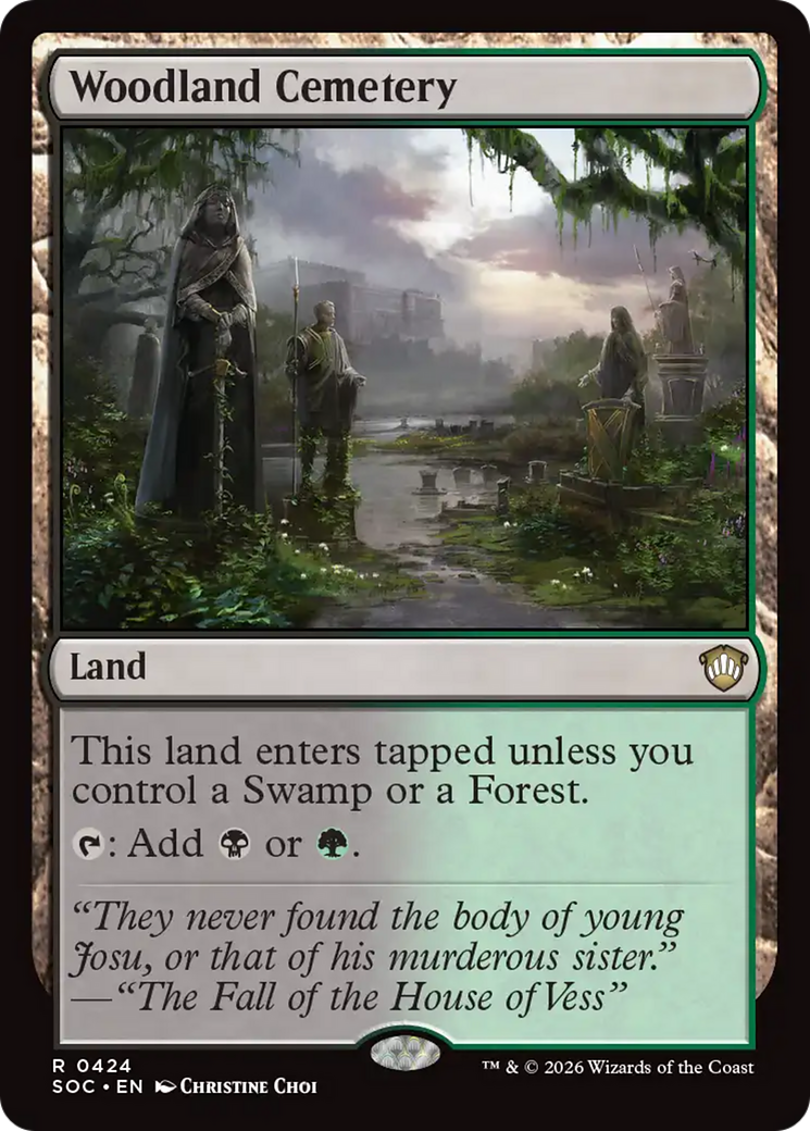 Woodland Cemetery [Secrets of Strixhaven Commander] | Exor Games Summserside