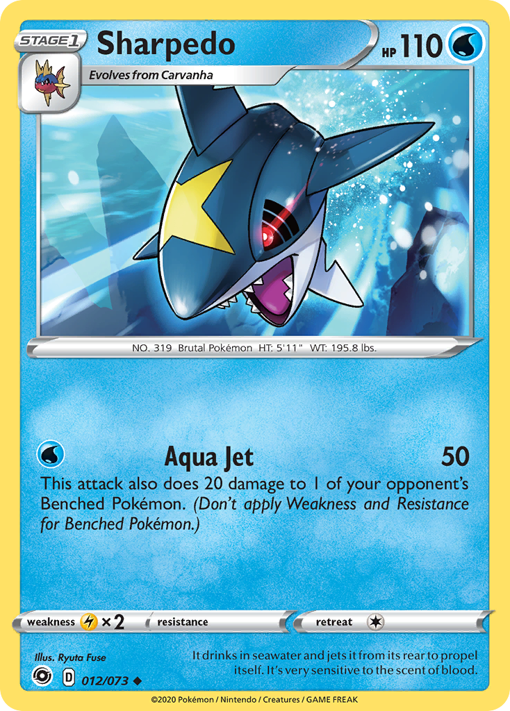 Sharpedo (012/073) [Sword & Shield: Champion's Path] | Exor Games Summserside