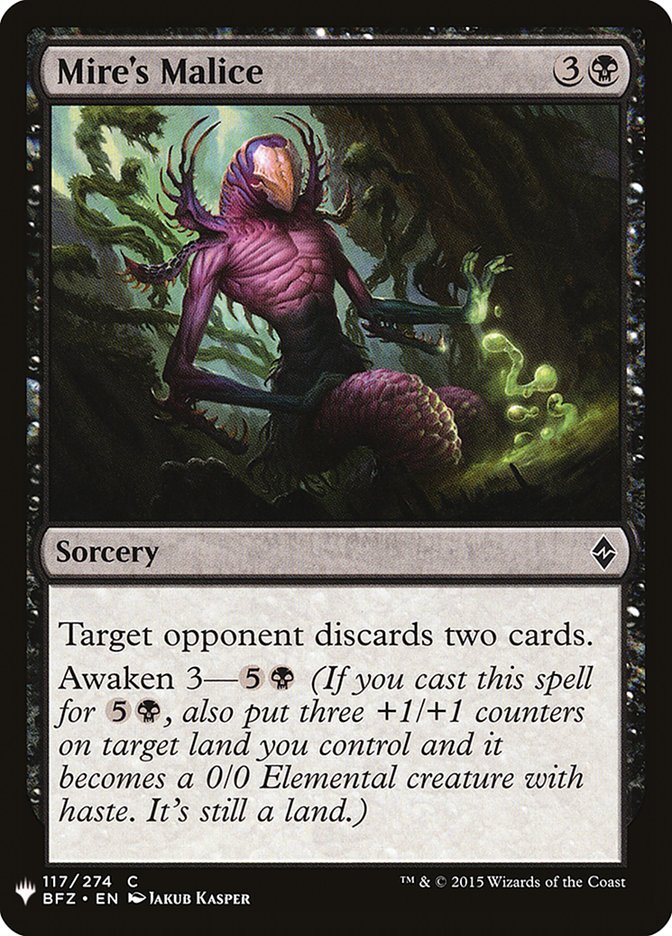 Mire's Malice [Mystery Booster] | Exor Games Summserside