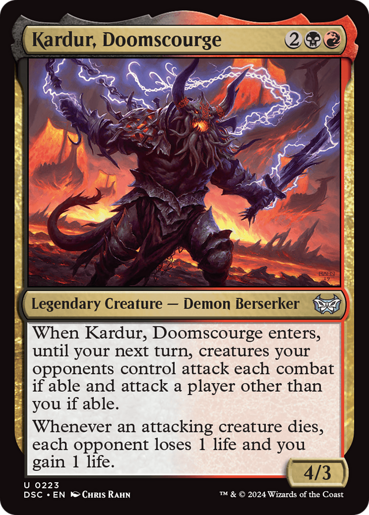 Kardur, Doomscourge [Duskmourn: House of Horror Commander] | Exor Games Summserside