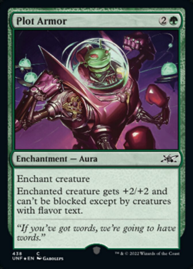 Plot Armor (Galaxy Foil) [Unfinity] | Exor Games Summserside