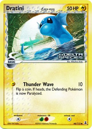 Dratini (66/113) (Delta Species) (Stamped) [EX: Delta Species] | Exor Games Summserside