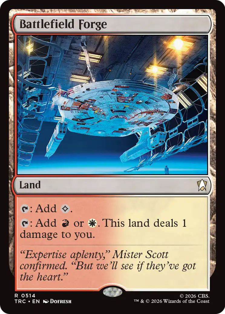 Battlefield Forge (Surge Foil) [Star Trek Commander] | Exor Games Summserside