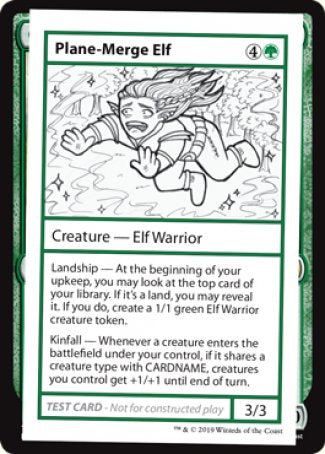 Plane-Merge Elf (2021 Edition) [Mystery Booster Playtest Cards] | Exor Games Summserside