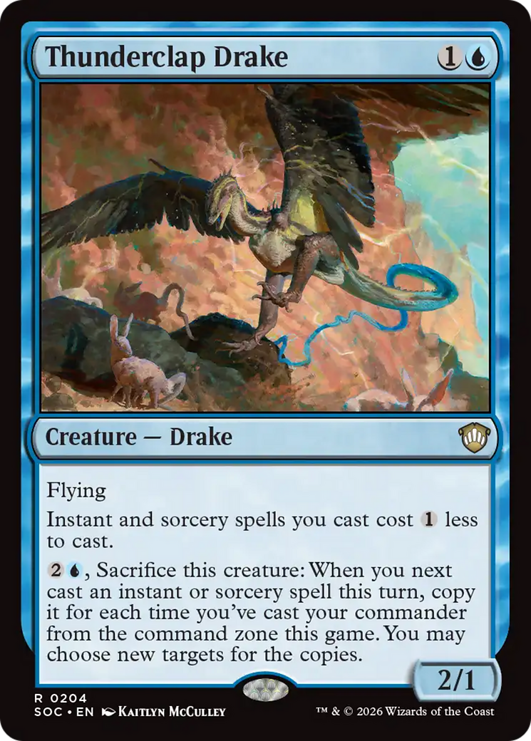 Thunderclap Drake [Secrets of Strixhaven Commander] | Exor Games Summserside