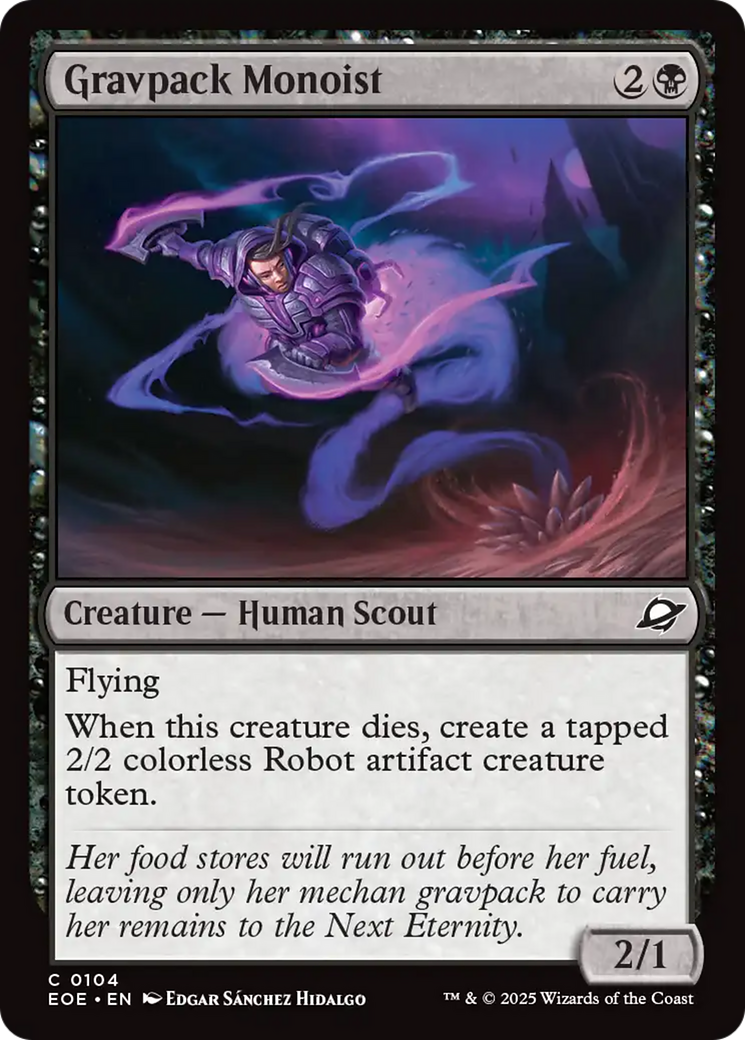 Gravpack Monoist [Edge of Eternities] | Exor Games Summserside